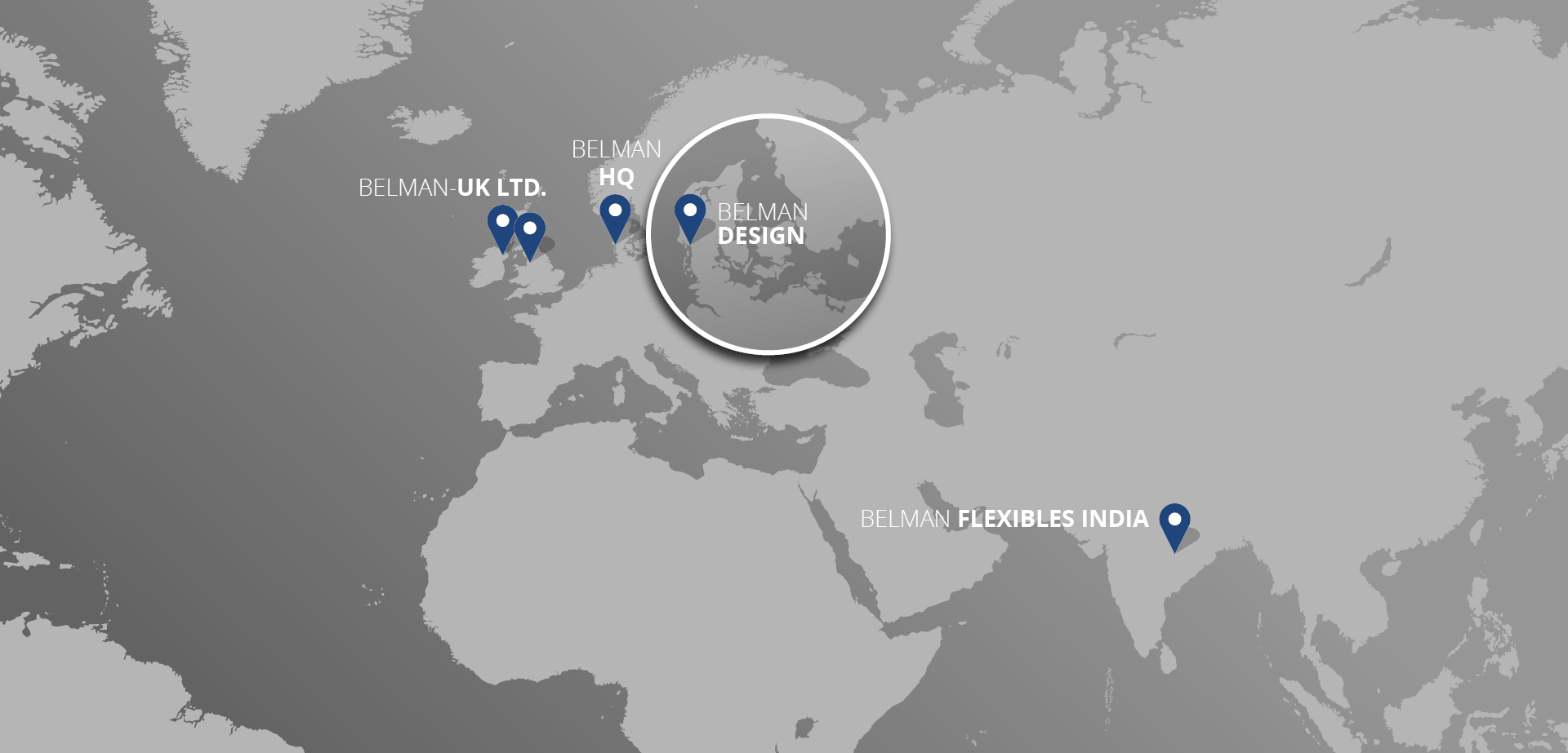 Belman is represented worldwide